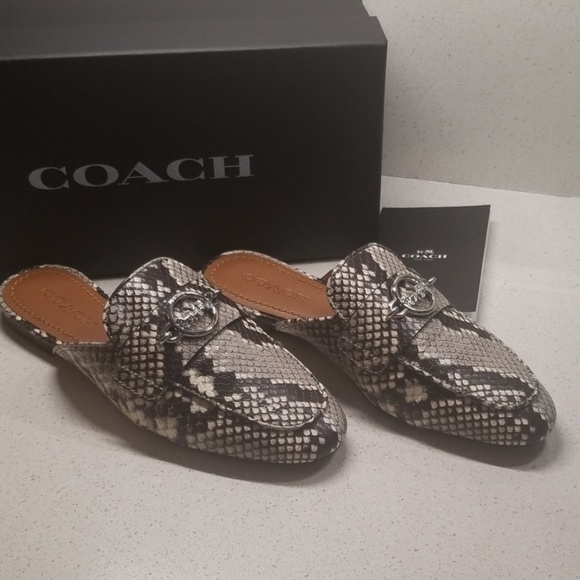 Coach Shoes - COACH New York SCOTTY PTE SLIDE (size 7B)
